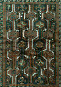 Persian Turquoise Traditional Rug, tr2804turq