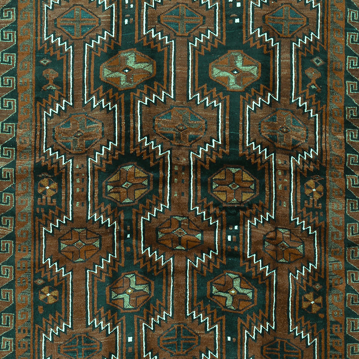 Persian Turquoise Traditional Rug, tr2804turq