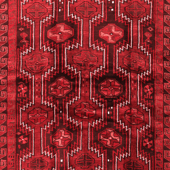 Machine Washable Persian Red Traditional Rug, wshtr2804red