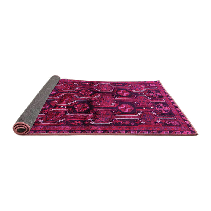 Sideview of Persian Pink Traditional Rug, tr2804pnk