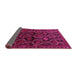 Sideview of Persian Pink Traditional Rug, tr2804pnk