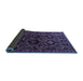Sideview of Persian Blue Traditional Rug, tr2804blu