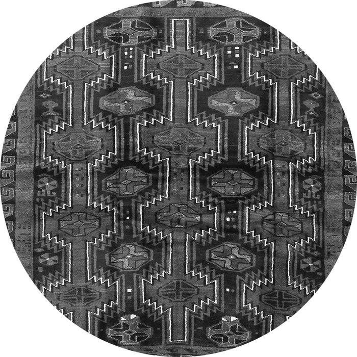 Square Persian Gray Traditional Rug, tr2804gry