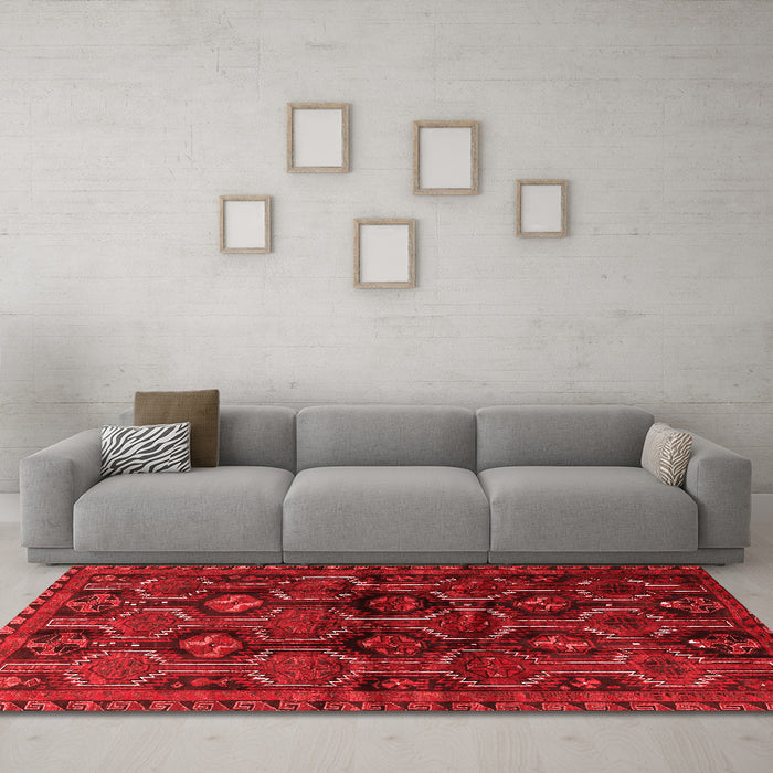 Traditional Red Washable Rugs