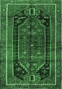 Persian Emerald Green Traditional Rug, tr2805emgrn