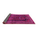 Sideview of Persian Pink Traditional Rug, tr2805pnk