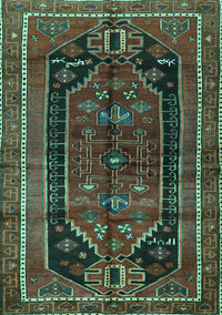 Persian Turquoise Traditional Rug, tr2805turq