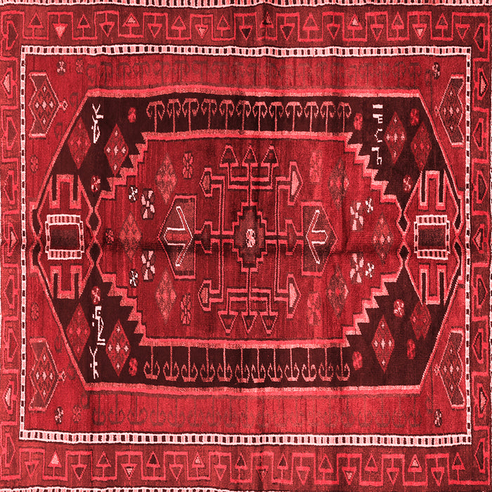 Machine Washable Persian Red Traditional Rug, wshtr2805red
