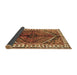 Sideview of Persian Brown Traditional Rug, tr2806brn