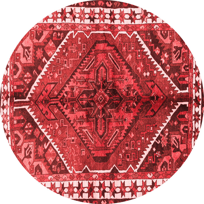 Machine Washable Persian Red Traditional Rug, wshtr2806red