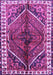 Machine Washable Persian Purple Traditional Area Rugs, wshtr2806pur