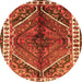 Square Persian Orange Traditional Rug, tr2806org