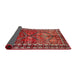 Sideview of Traditional Rust Pink Persian Rug, tr2807