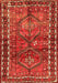 Persian Orange Traditional Rug, tr2807org