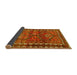 Sideview of Persian Yellow Traditional Rug, tr2807yw