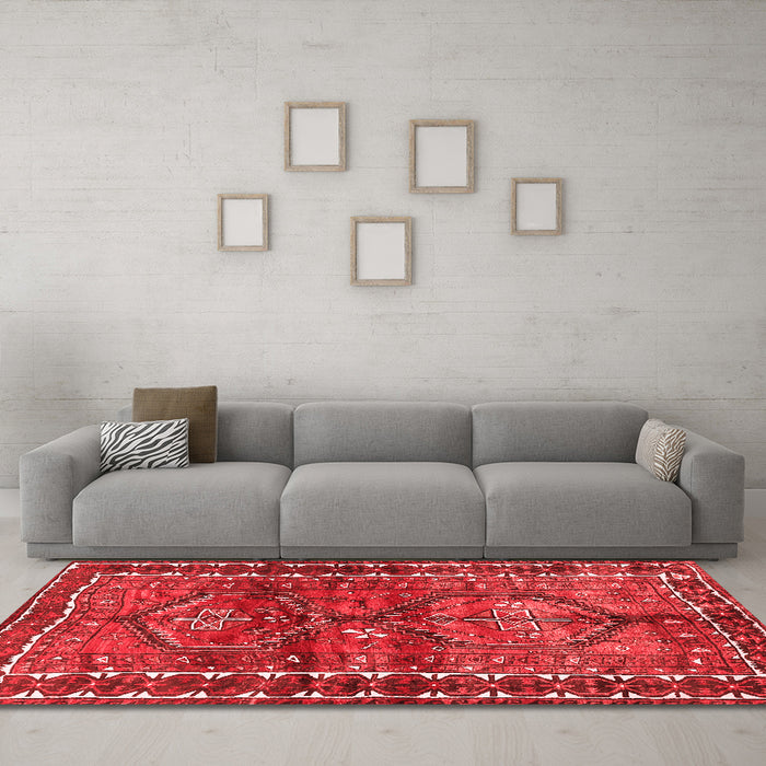 Traditional Red Washable Rugs