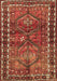 Machine Washable Persian Brown Traditional Rug, wshtr2807brn