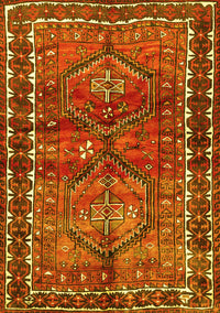 Persian Yellow Traditional Rug, tr2807yw