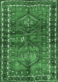 Persian Emerald Green Traditional Rug, tr2807emgrn