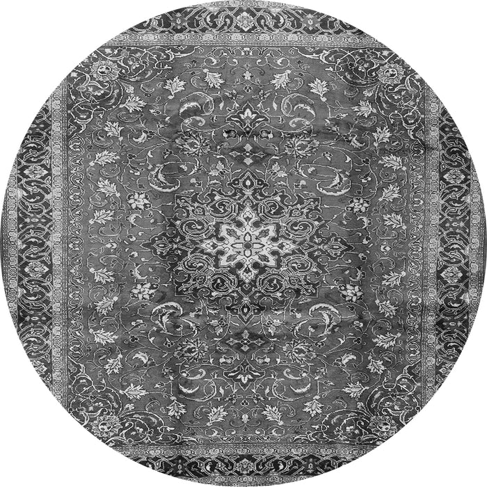 Square Persian Gray Traditional Rug, tr2808gry