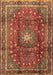 Machine Washable Persian Brown Traditional Rug, wshtr2808brn