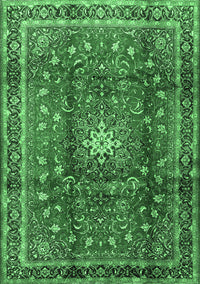 Persian Emerald Green Traditional Rug, tr2808emgrn