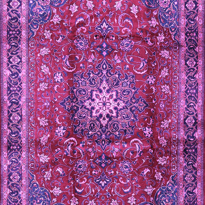 Machine Washable Persian Purple Traditional Area Rugs, wshtr2808pur