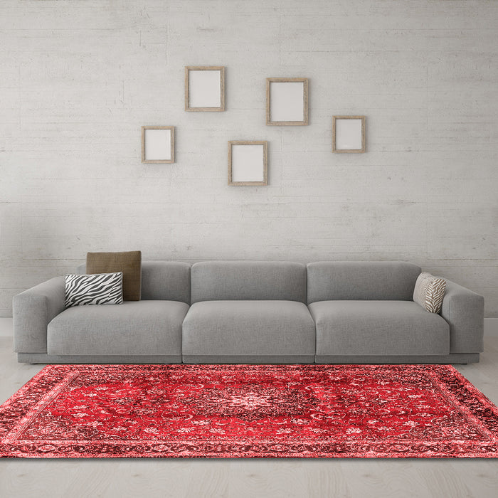 Traditional Red Washable Rugs