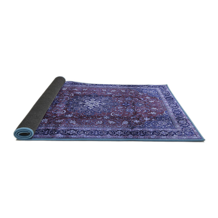 Sideview of Persian Blue Traditional Rug, tr2808blu