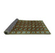 Sideview of Persian Turquoise Traditional Rug, tr2809turq