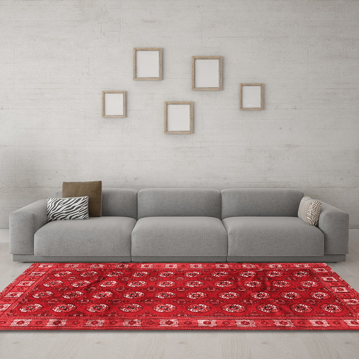 Traditional Red Washable Rugs