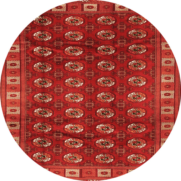 Square Persian Orange Traditional Rug, tr2809org