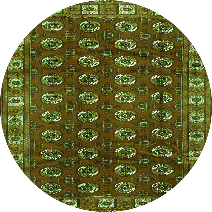 Machine Washable Persian Green Traditional Area Rugs, wshtr2809grn