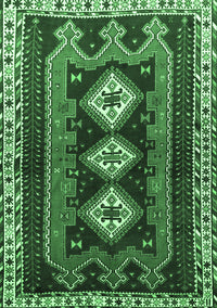 Persian Emerald Green Traditional Rug, tr280emgrn