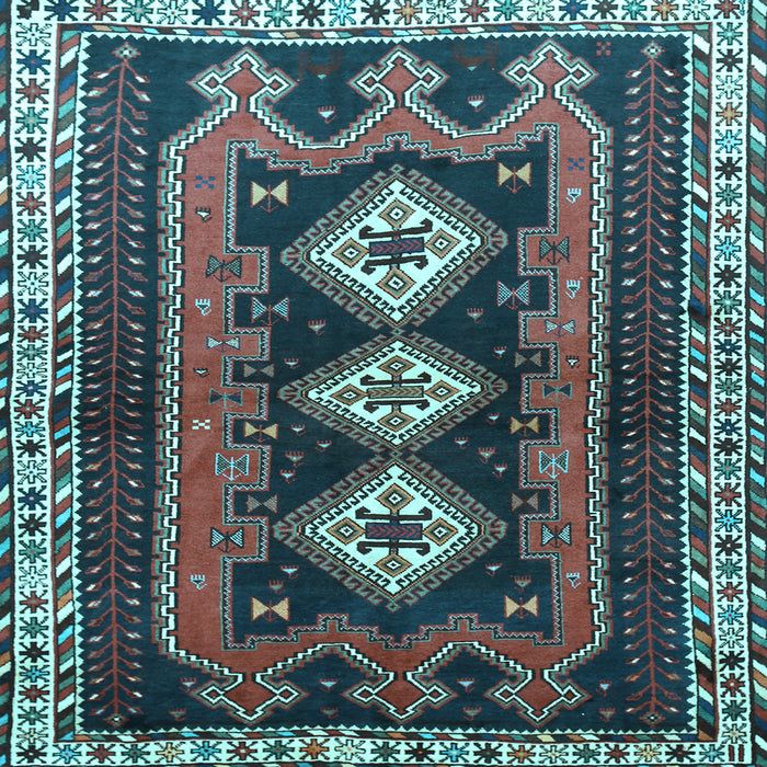 Square Persian Light Blue Traditional Rug, tr280lblu