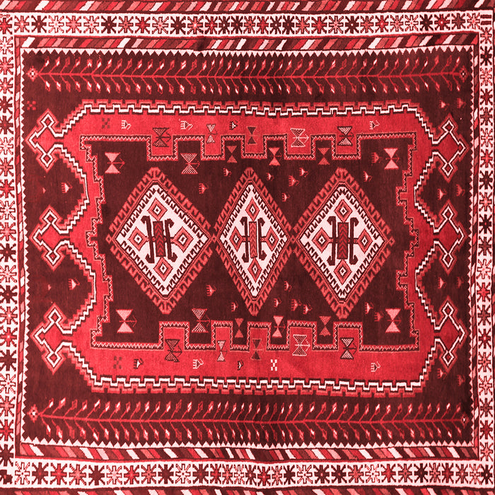 Machine Washable Persian Red Traditional Rug, wshtr280red