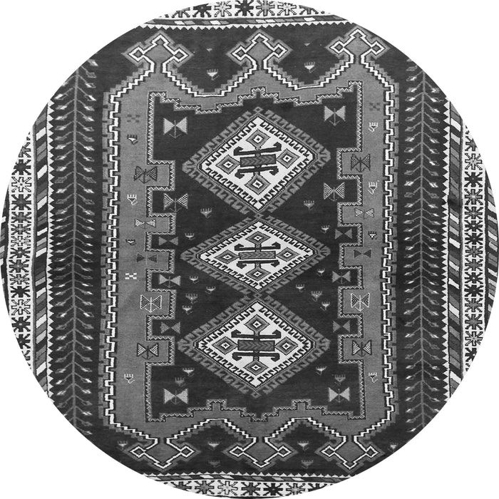 Machine Washable Persian Gray Traditional Rug, wshtr280gry