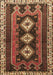 Machine Washable Persian Brown Traditional Rug, wshtr280brn