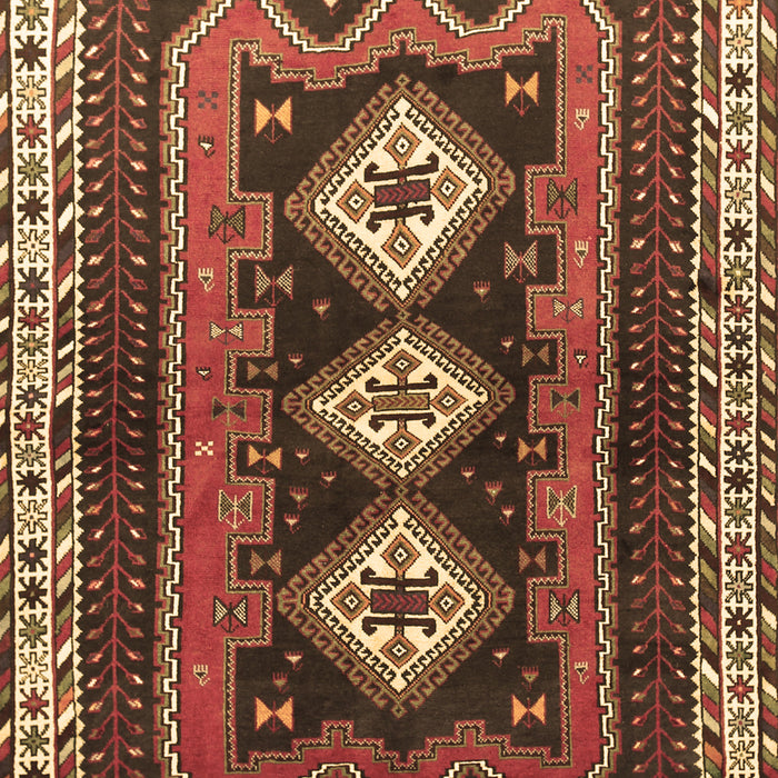 Machine Washable Persian Brown Traditional Rug, wshtr280brn
