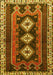 Machine Washable Persian Yellow Traditional Rug, wshtr280yw