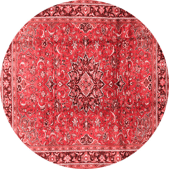 Machine Washable Persian Red Traditional Rug, wshtr2810red