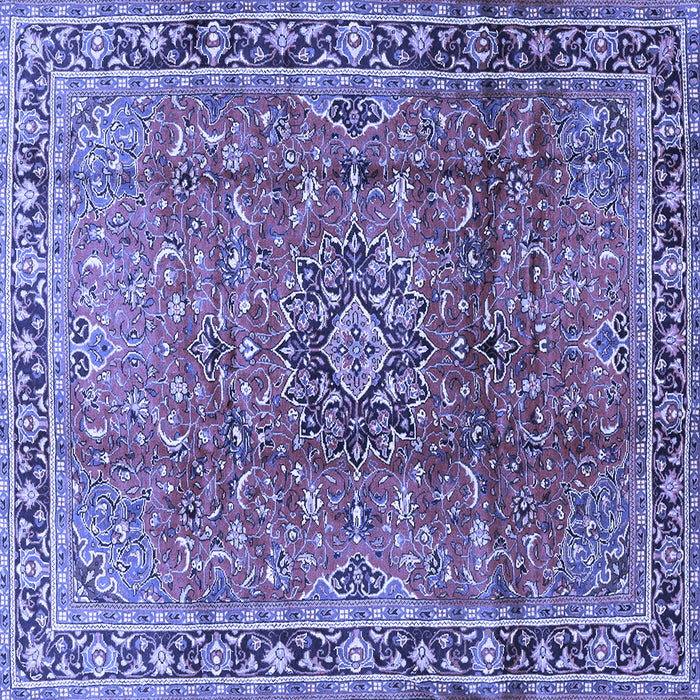 Square Persian Blue Traditional Rug, tr2810blu