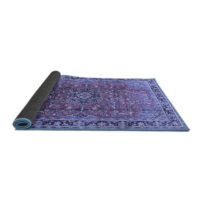 Sideview of Persian Blue Traditional Rug, tr2810blu