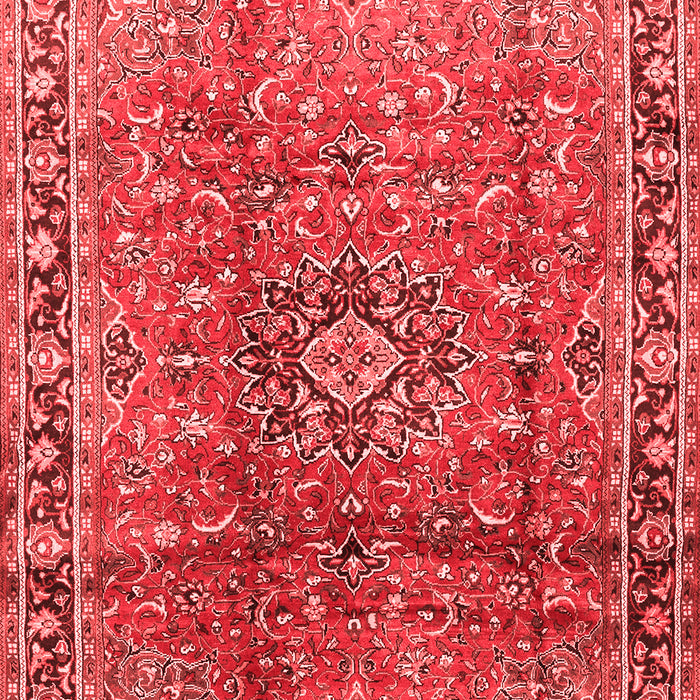 Machine Washable Persian Red Traditional Rug, wshtr2810red