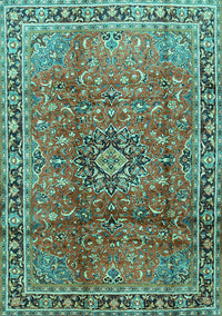 Persian Turquoise Traditional Rug, tr2810turq