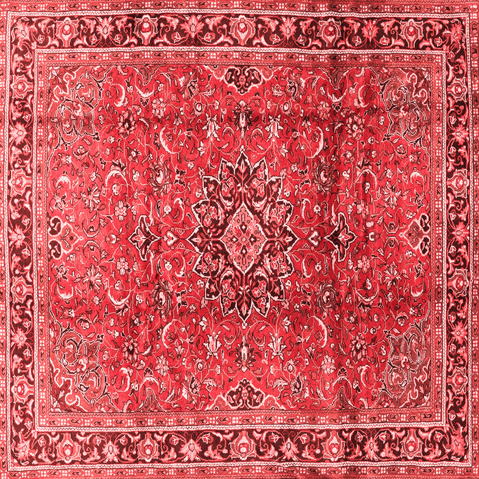 Machine Washable Persian Red Traditional Rug, wshtr2810red