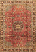 Machine Washable Persian Brown Traditional Rug, wshtr2810brn