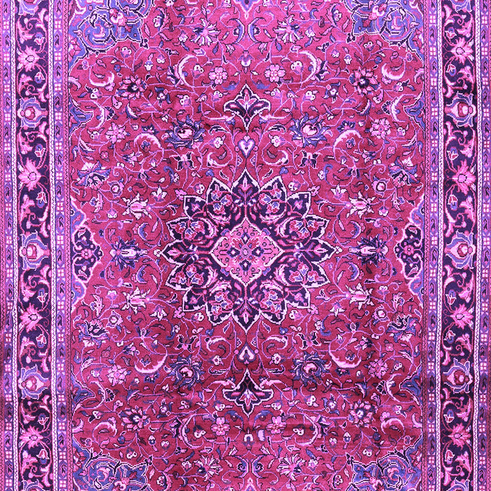 Machine Washable Persian Purple Traditional Area Rugs, wshtr2810pur
