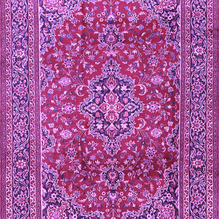 Machine Washable Persian Purple Traditional Area Rugs, wshtr2811pur