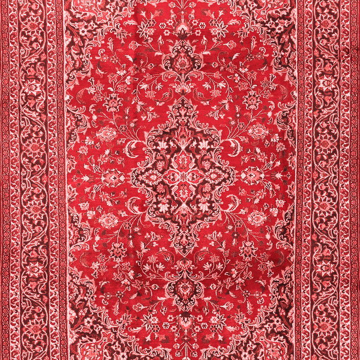 Machine Washable Persian Red Traditional Rug, wshtr2811red